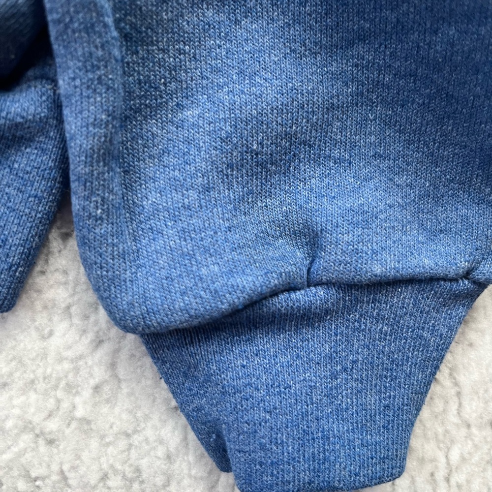 Vintage Tultex Disney Winnie the Pooh Blue Crew Neck Sweatshirt Size M - Picture 7 of 10